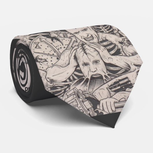 La cravate quotidienne de morcellement (bio (Roulé)