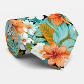 La Cravate rétro hawaïenne (Roulé)