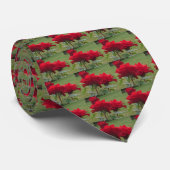 LA cravate ROSE ROUGE (Roulé)