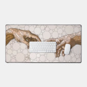 La création d'Adam, mains par après Michel-Ange (Clavier et souris)