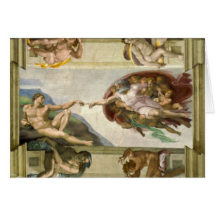 La Création de l'Homme par Michel-Ange (Création d