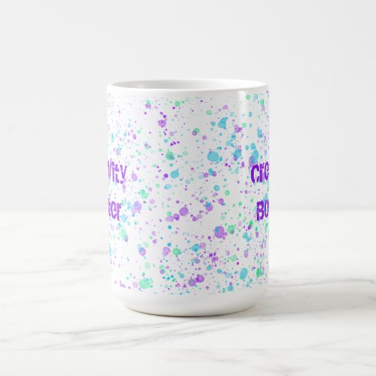 La créativité booster café Mug (Centre)