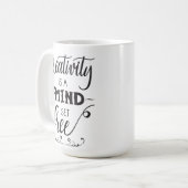 La créativité est un état d'esprit libre Mug (Devant gauche)