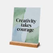La créativité exige du courage (Angle)