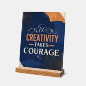 La créativité exige du courage (Angle)
