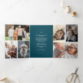 La crèche religieuse Carte photo de Noël (Intérieur)