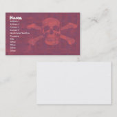 La croix désosse la carte d'affaires/profil (Devant / Derrière)