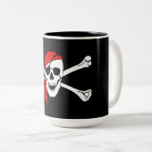 La croix désosse la tasse de pirate (Devant droit)