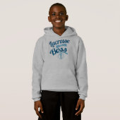 La crosse Comme Un Sweatshirt À Capuchon Pour Enfa (Devant entier)
