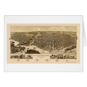 La Crosse, WI Panoramic Map -1887