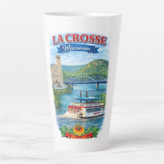 La Crosse, WI Schilderachtige Wisconsin Latte Mok