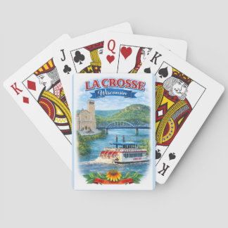 La Crosse, WI Schitterende Wisconsin Speelkaarten