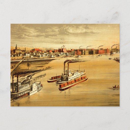 La Crosse, Wisconsin (1873) Briefkaart (Voorkant)