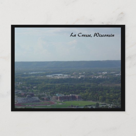 La Crosse Wisconsin Briefkaart (Voorkant)