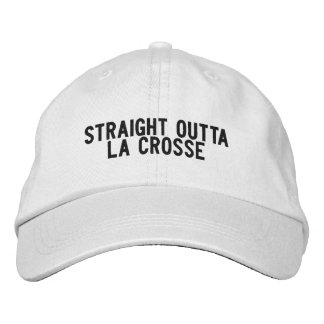 La Crosse Wisconsin Hoed Geborduurde Pet