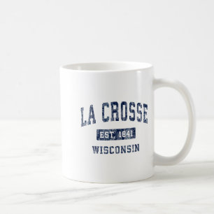 La Crosse Wisconsin Wi Vintage Gevestigde Sporten  Koffiemok