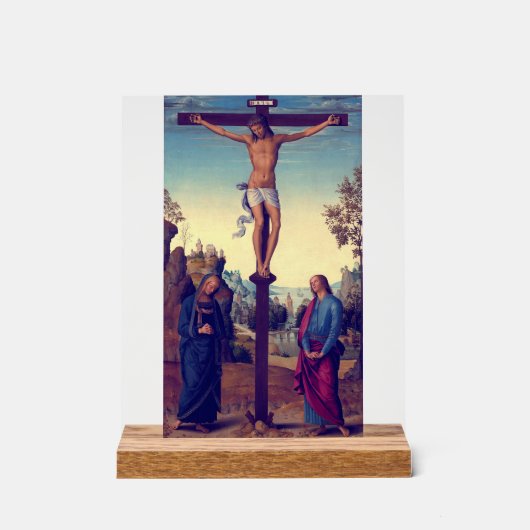 La Crucifixion avec la Vierge par Pietro Perugino (Recto)