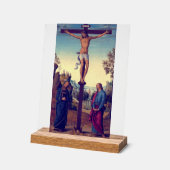 La Crucifixion avec la Vierge par Pietro Perugino (Angle)