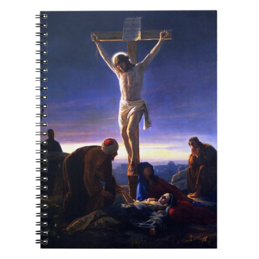 La Crucifixion de Jésus. Carnet Cadeau Art (Devant)