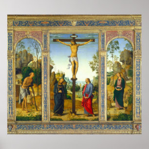 La Crucifixion - Poster d'art artistique Pietro Pe