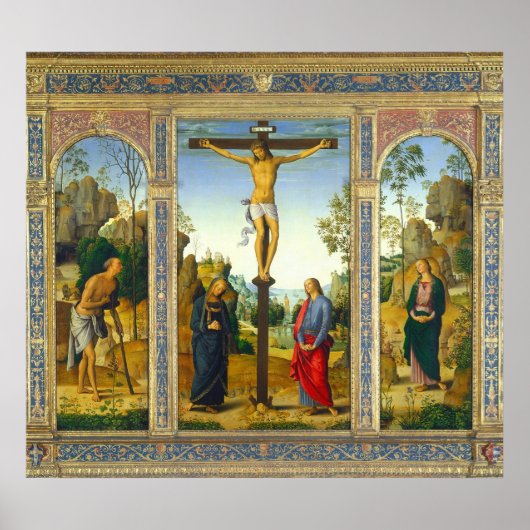 La Crucifixion - Poster d'art artistique Pietro Pe (Devant)