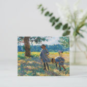 La Cueillette des Fleurs | Henri Lebasque Briefkaart (Staand voorkant)
