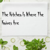 La Cuisine Est Où Les Couteaux Sont Serviettes De  (Plié)