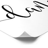 La cuisine est pour danser Poster (Coin)