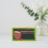 La cuisine mexicaine a décoré des cartes de visite (Debout devant)