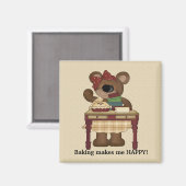 La cuisson me rend heureux aimant (Recto/Verso)