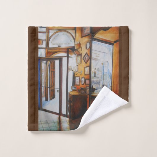 La curiosité est l'outil du sage (Gant de toilette)