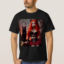 La Dama Oscura y su Compañero de Sombras T-shirt