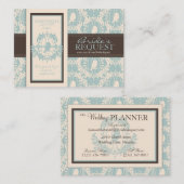 La damassé gazouille carte de visite (Devant / Derrière)