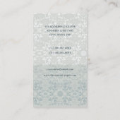 La damassé tourbillonne carte de visite fait sur (Dos)