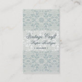 La damassé tourbillonne carte de visite fait sur (Devant)