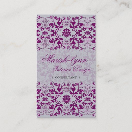 La damassé tourbillonne carte faite sur commande (Devant)