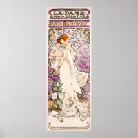 La dame, aux camelias Alphonse Mucha
