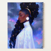 La Dame Cosmique Art Imaginaire Africain Américain (Dos)