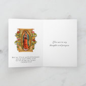La Dame de Guadalupe pour carte de guérison (Intérieur)