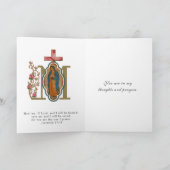 La Dame de Guadalupe pour carte de guérison (Intérieur)