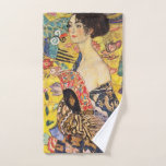 La Dame de Gustav Klimt avec un fan<br><div class="desc">La Dame de Gustav Klimt avec un fan</div>