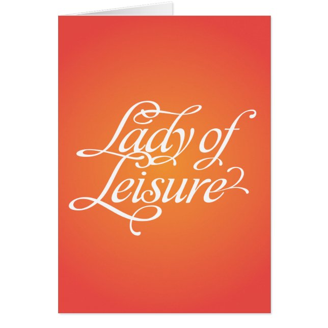 La Dame De Loisir 1B (Devant)
