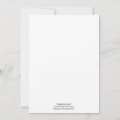 "La Dame des Highlands." Carte simple (Dos)