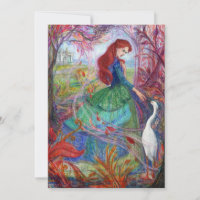 "La Dame des Highlands." Carte simple
