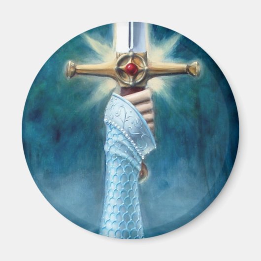 La Dame du lac Magnet (Devant)