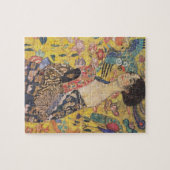 La Dame Gustav Klimt Avec Un Puzzle De Fan (Horizontal)