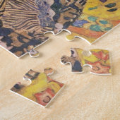 La Dame Gustav Klimt Avec Un Puzzle De Fan (Côté)