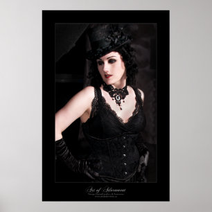 La Dame Noire - Afdruk Poster