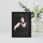 La Dame Noire - Carte postale (Debout devant)
