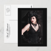 La Dame Noire - Carte postale (Devant / Derrière)